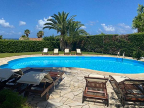 Amazing sunset with swimming pool Custonaci